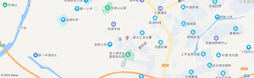 中山坦洲路口_公交站地图_中山公交_妙搜公交查询2025