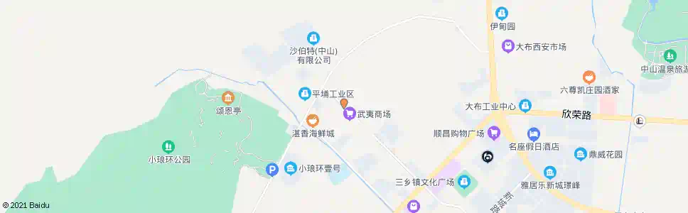 中山宝元大道北_公交站地图_中山公交_妙搜公交查询2025