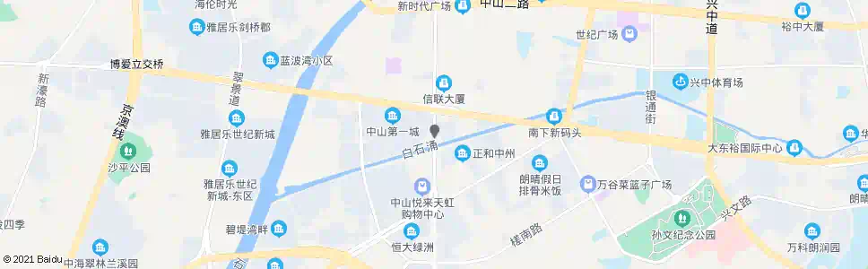 中山悦来新村_公交站地图_中山公交_妙搜公交查询2025