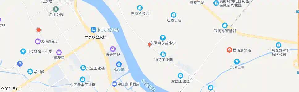 中山永益市场_公交站地图_中山公交_妙搜公交查询2025