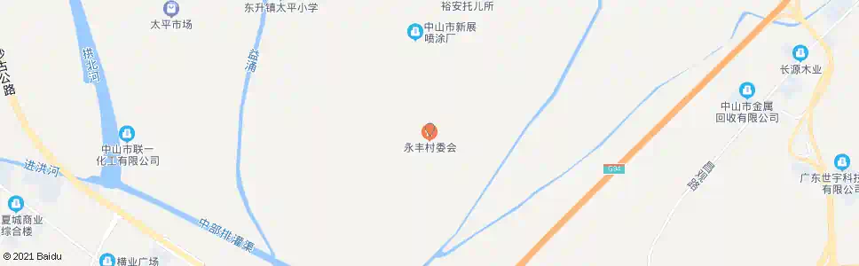 中山旧永丰小学_公交站地图_中山公交_妙搜公交查询2025