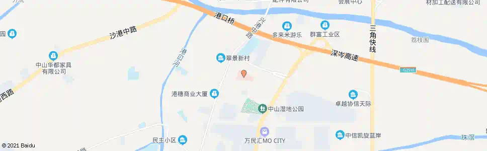 中山港口医院_公交站地图_中山公交_妙搜公交查询2025