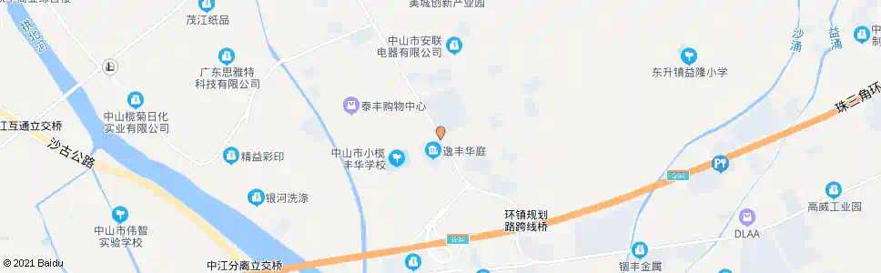 中山宝丰卫生服务站_公交站地图_中山公交_妙搜公交查询2025