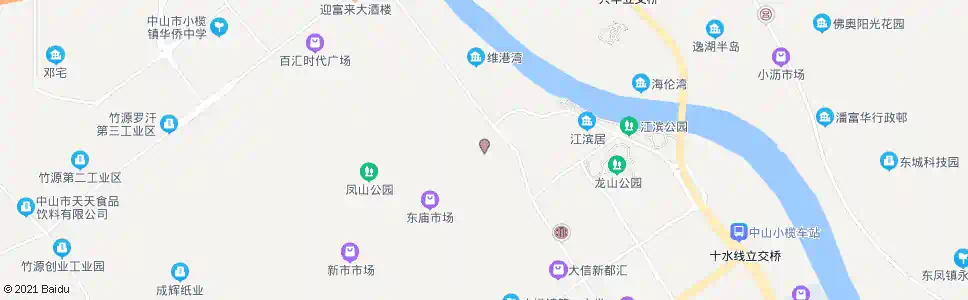 中山东华路口_公交站地图_中山公交_妙搜公交查询2025