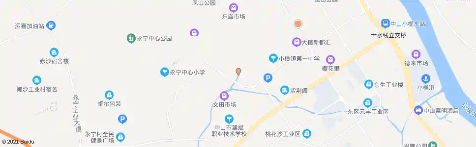 中山下基路一_公交站地图_中山公交_妙搜公交查询2025