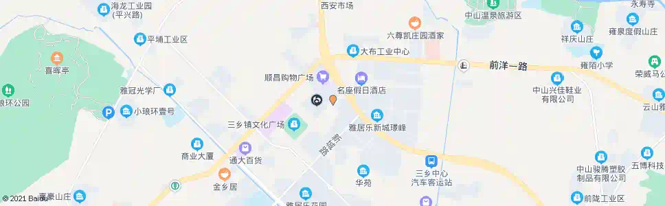 中山顺昌购物广场南_公交站地图_中山公交_妙搜公交查询2025