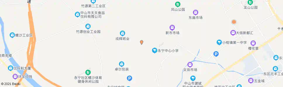 中山洪联加油站_公交站地图_中山公交_妙搜公交查询2025