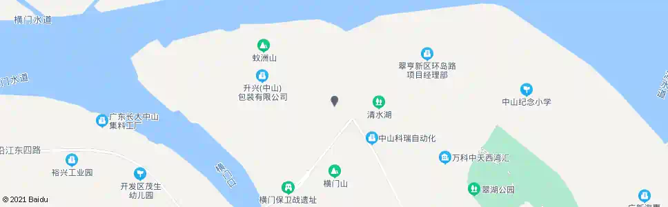中山翠微_公交站地图_中山公交_妙搜公交查询2025
