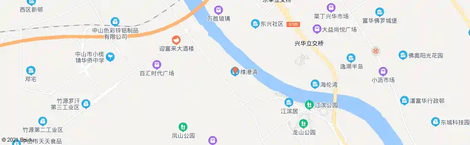 中山维港湾_公交站地图_中山公交_妙搜公交查询2025