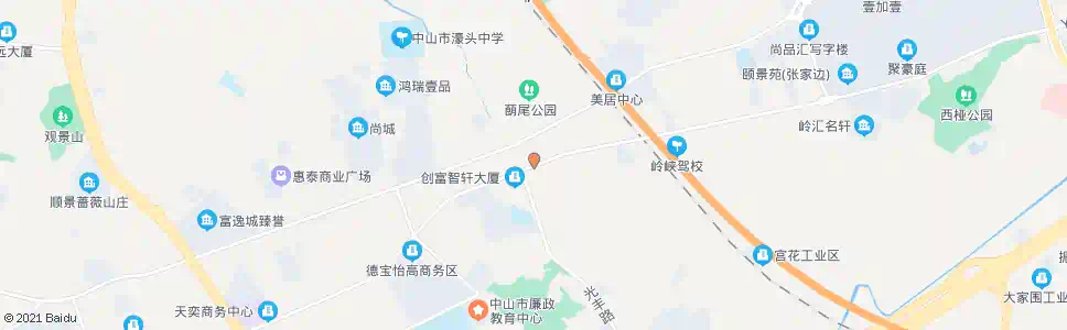 中山陵岗_公交站地图_中山公交_妙搜公交查询2025