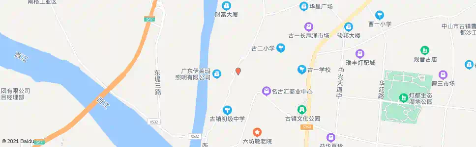 中山古三村委会_公交站地图_中山公交_妙搜公交查询2025