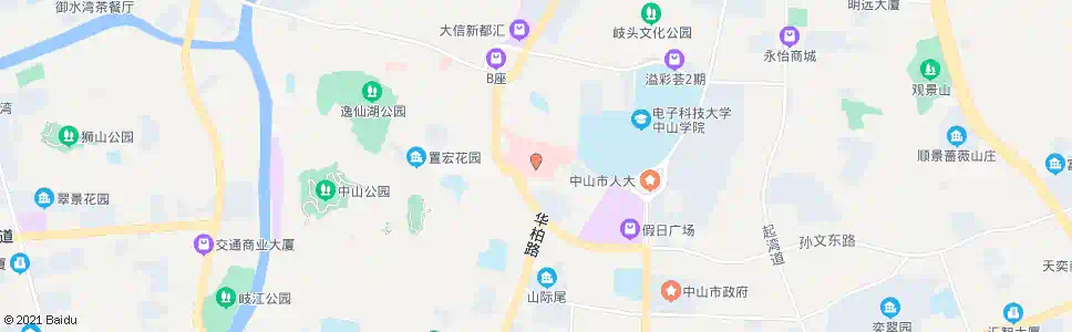 中山人民医院_公交站地图_中山公交_妙搜公交查询2025