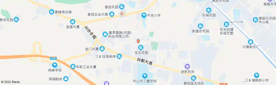中山宝龙花园_公交站地图_中山公交_妙搜公交查询2025