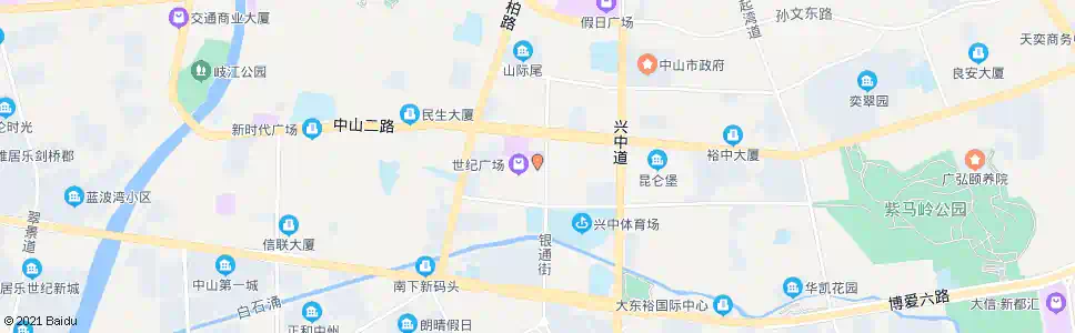 中山京华酒店_公交站地图_中山公交_妙搜公交查询2025