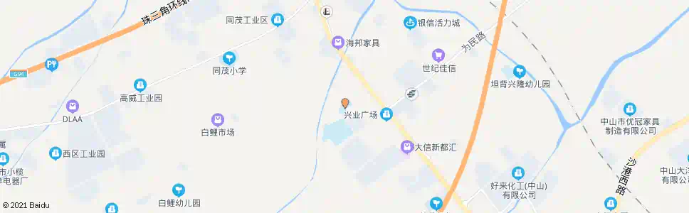 中山利生小学_公交站地图_中山公交_妙搜公交查询2025