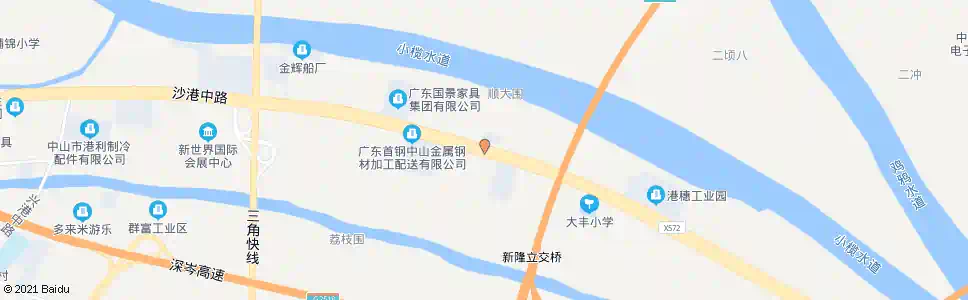 中山悦辰公司_公交站地图_中山公交_妙搜公交查询2025