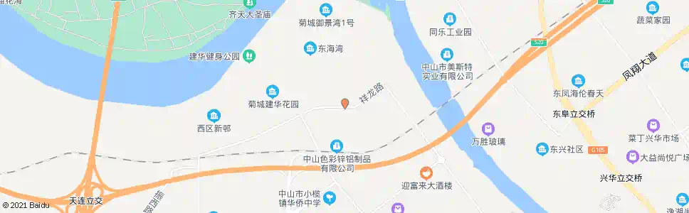 中山福兴市场_公交站地图_中山公交_妙搜公交查询2025