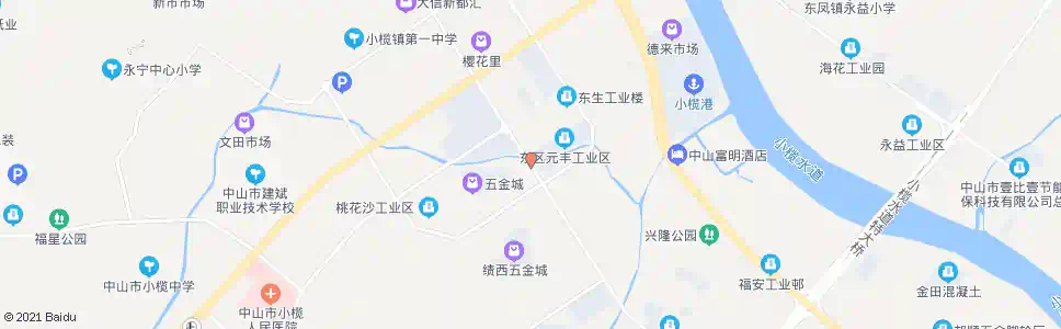 中山民安(大坳南路口)_公交站地图_中山公交_妙搜公交查询2025