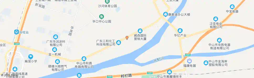 中山大岑居委_公交站地图_中山公交_妙搜公交查询2025