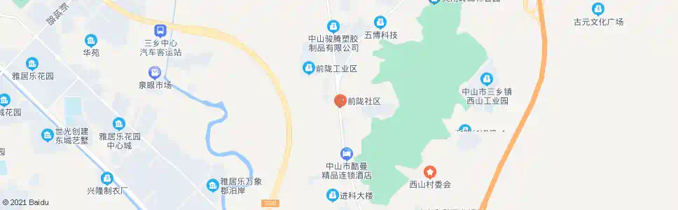 中山前陇_公交站地图_中山公交_妙搜公交查询2025