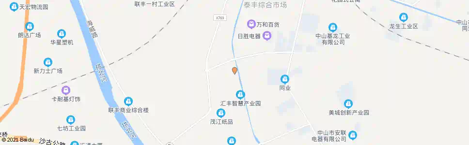 中山盛丰村_公交站地图_中山公交_妙搜公交查询2025