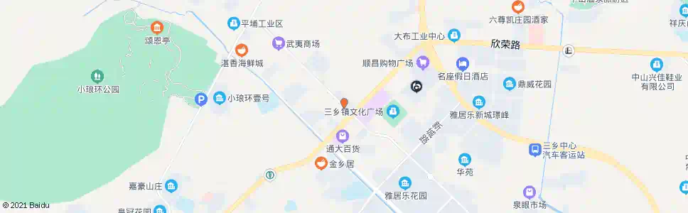 中山宝元大道南_公交站地图_中山公交_妙搜公交查询2025
