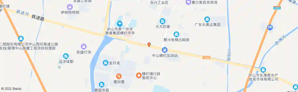中山横西_公交站地图_中山公交_妙搜公交查询2025