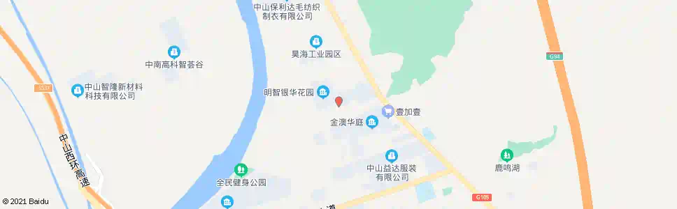 中山银华花园_公交站地图_中山公交_妙搜公交查询2025