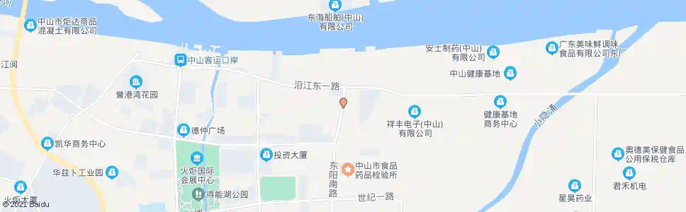 中山中山港玉泉酒店南_公交站地图_中山公交_妙搜公交查询2025