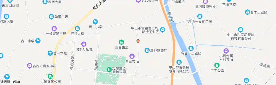 中山曹三村委_公交站地图_中山公交_妙搜公交查询2025