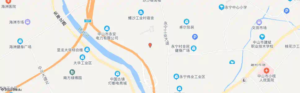 中山螺沙市场_公交站地图_中山公交_妙搜公交查询2025