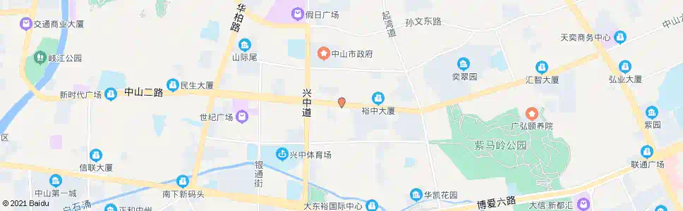 中山库充北_公交站地图_中山公交_妙搜公交查询2025