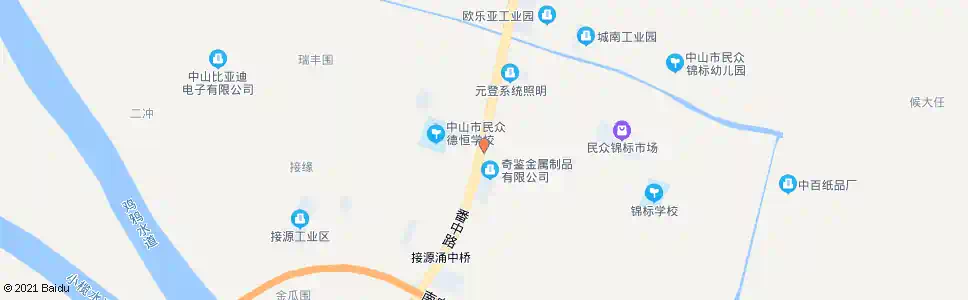 中山多宝_公交站地图_中山公交_妙搜公交查询2025