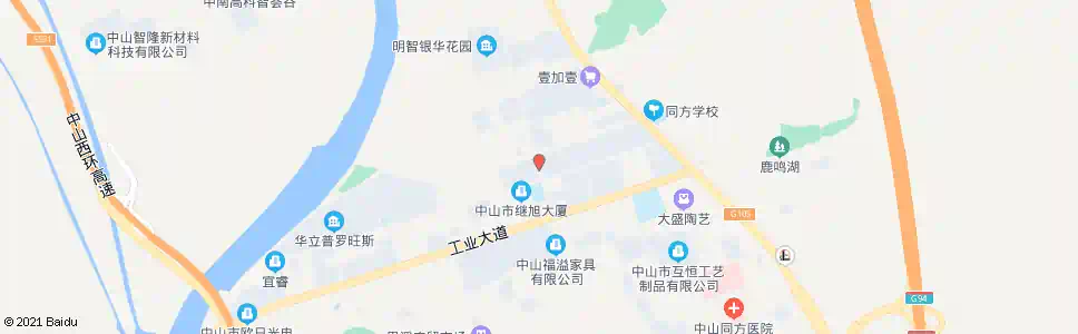 中山马田公司_公交站地图_中山公交_妙搜公交查询2025