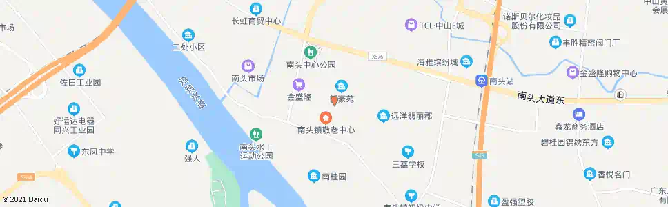中山广济医院_公交站地图_中山公交_妙搜公交查询2025