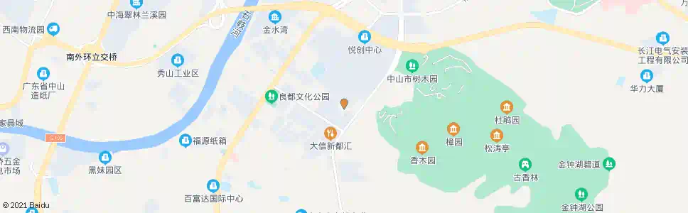 中山情景路_公交站地图_中山公交_妙搜公交查询2025