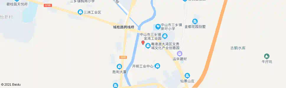 中山新墟市场_公交站地图_中山公交_妙搜公交查询2025