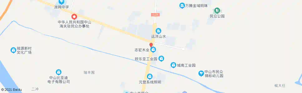 中山多宝宠物场_公交站地图_中山公交_妙搜公交查询2025