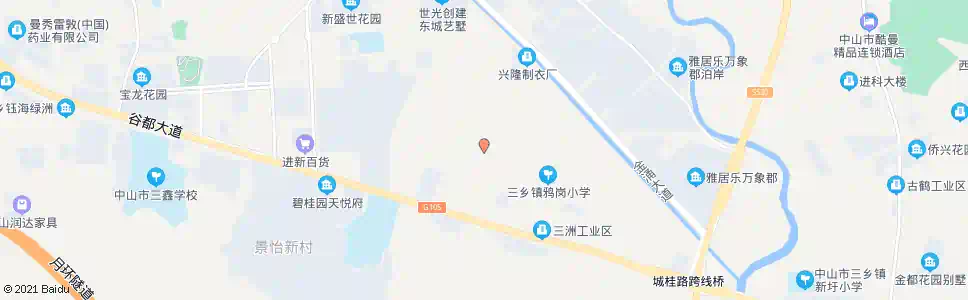 中山鸦岗大街中_公交站地图_中山公交_妙搜公交查询2025