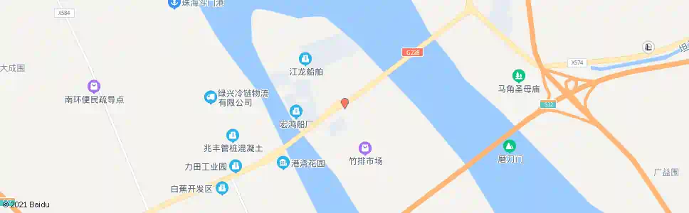 中山神湾竹排_公交站地图_中山公交_妙搜公交查询2025