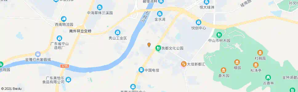 中山中电大厦_公交站地图_中山公交_妙搜公交查询2025