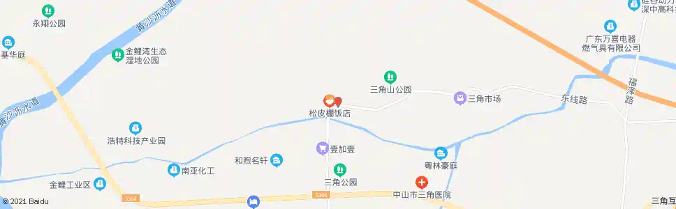 中山花果山公园_公交站地图_中山公交_妙搜公交查询2025