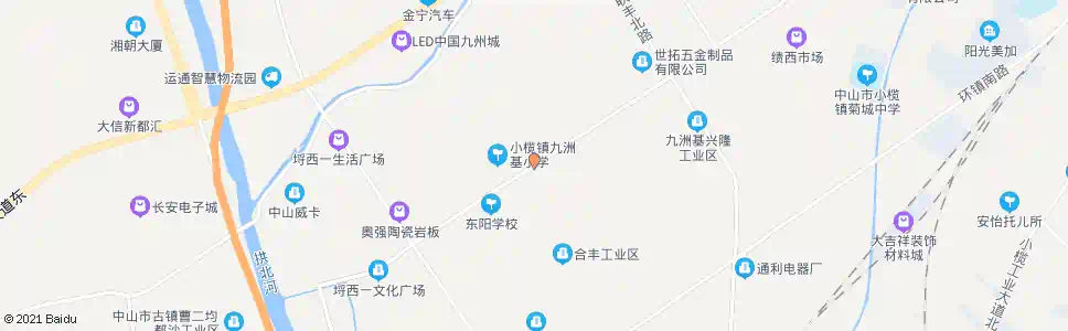 中山合丰村_公交站地图_中山公交_妙搜公交查询2025