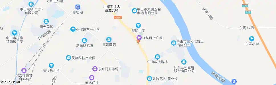 中山裕民_公交站地图_中山公交_妙搜公交查询2025
