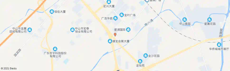 中山沙朗市场(G105)_公交站地图_中山公交_妙搜公交查询2025
