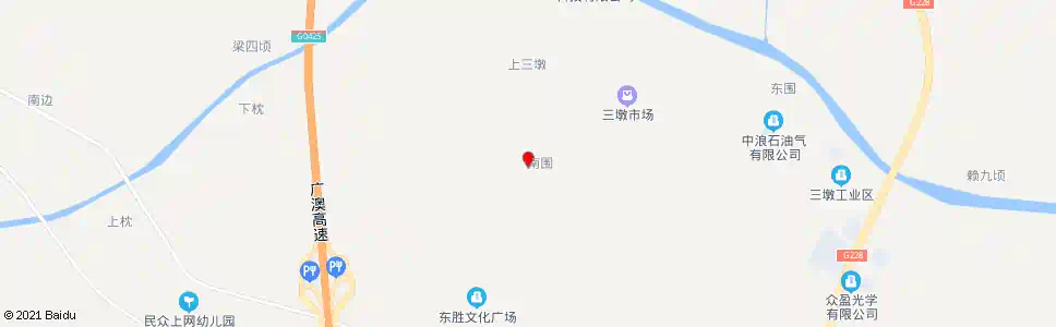 中山三墩西桥头_公交站地图_中山公交_妙搜公交查询2025