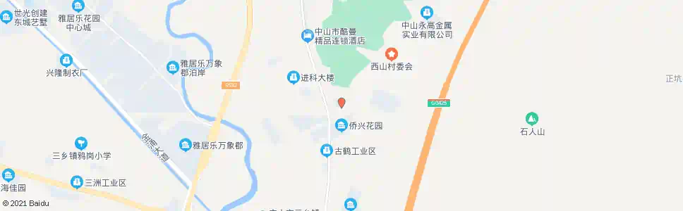 中山西山路口_公交站地图_中山公交_妙搜公交查询2025