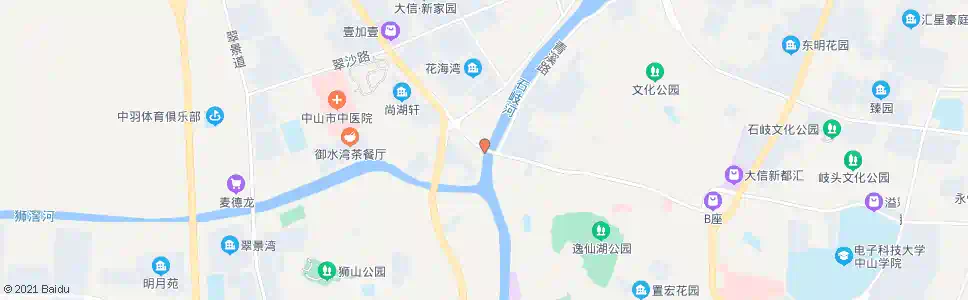 中山员峰桥_公交站地图_中山公交_妙搜公交查询2025