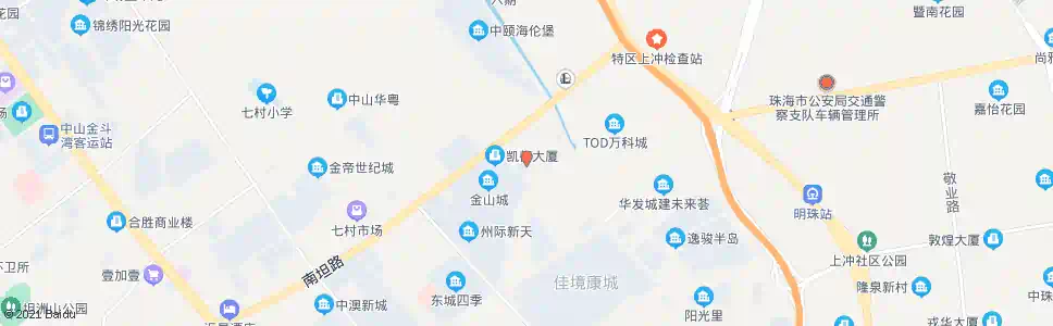 中山金斗湾市场_公交站地图_中山公交_妙搜公交查询2025