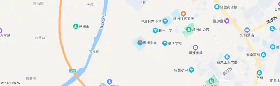 中山坦洲中学_公交站地图_中山公交_妙搜公交查询2025